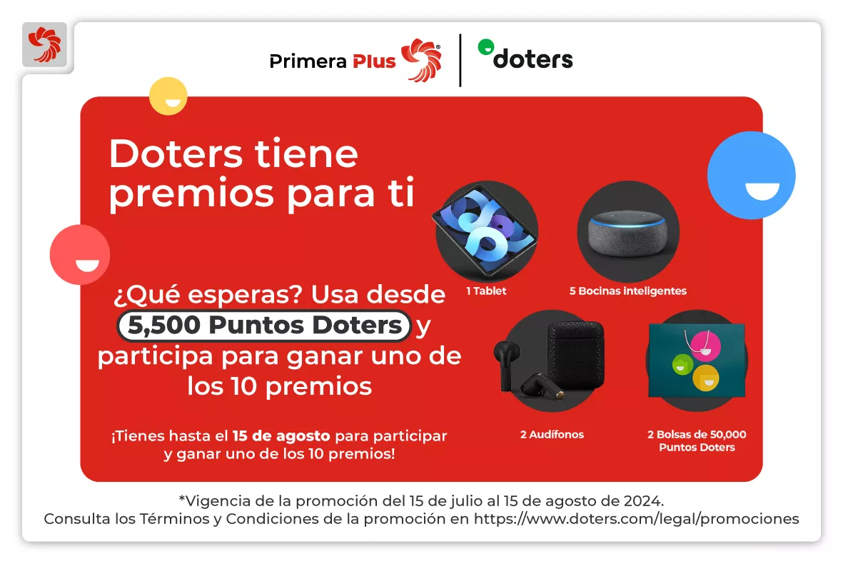 Participa por un premio Doters
