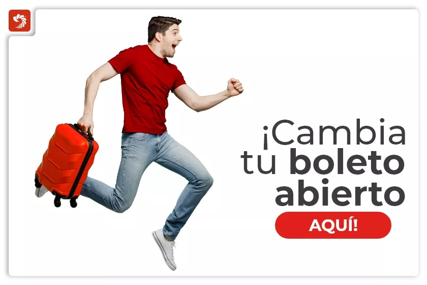 Cambia tu boleto abierto
