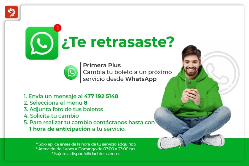 Te retrasaste?